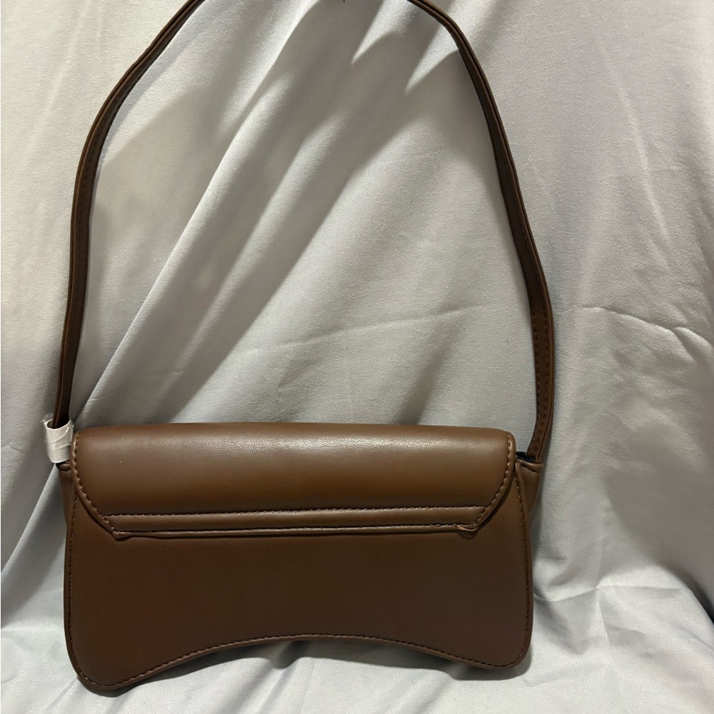 PrettyLittleThing Chic Brown Shoulder Bag